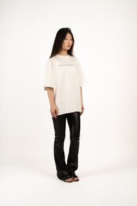 T-shirt Unisexe - Blanc “cygne bleu”
